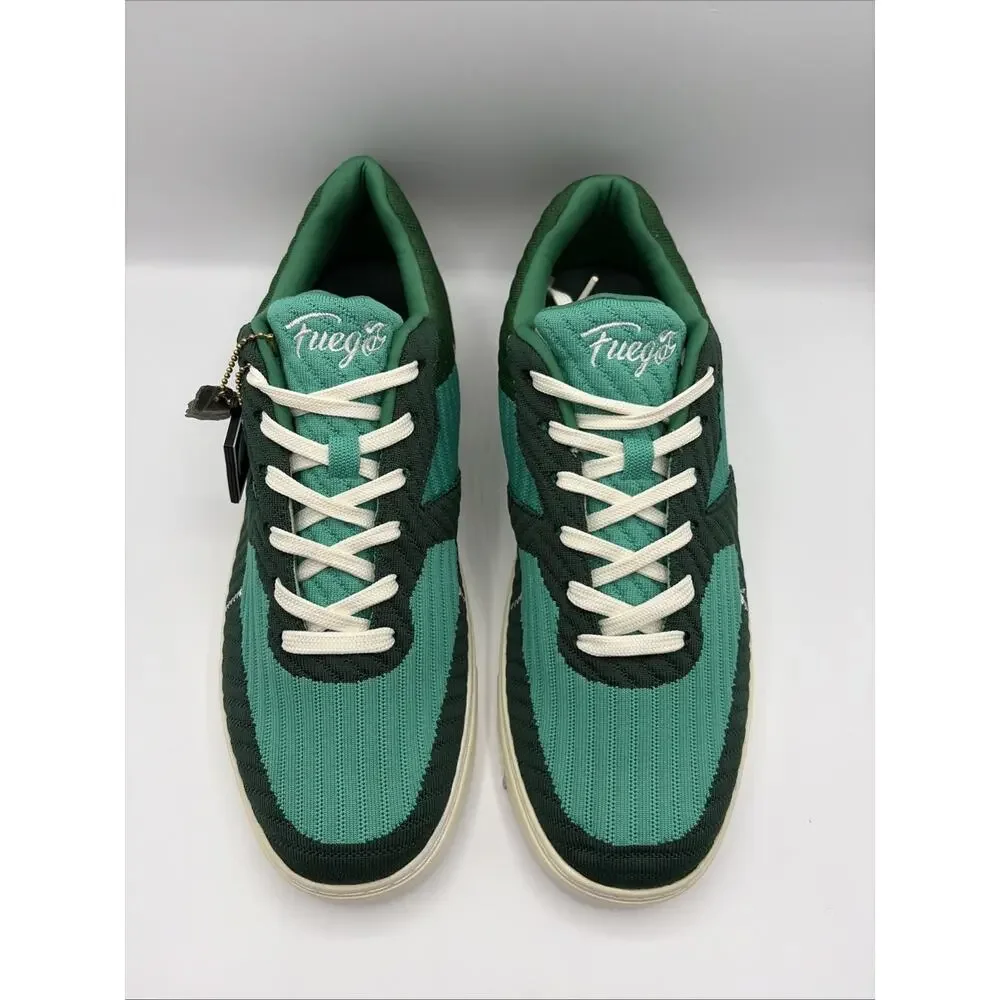 Jade x Fuego Green Vegan Low-Top Dance Sneakers Men 11.5 Women 12.5 NWOB
